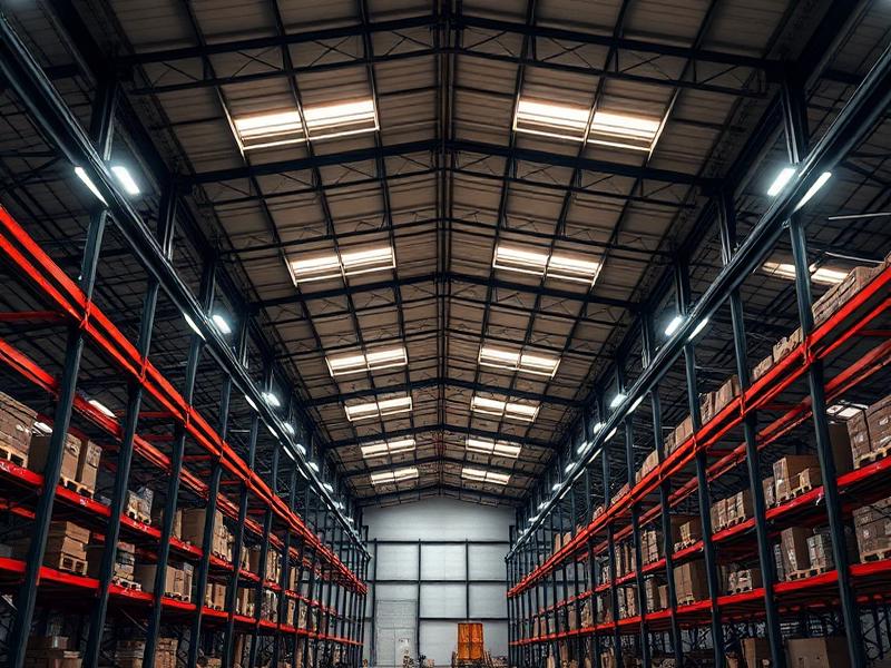 Warehouse high-bay LED lighting